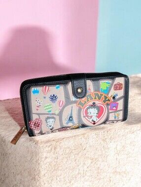 NWT LANY BETTY BOOP Wallet Zipper 7 x 4"